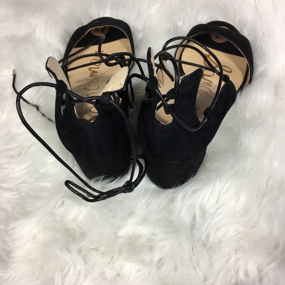 Sam Edelman Serene Block Heel Lace Up Sandals - Picture 5 of 8